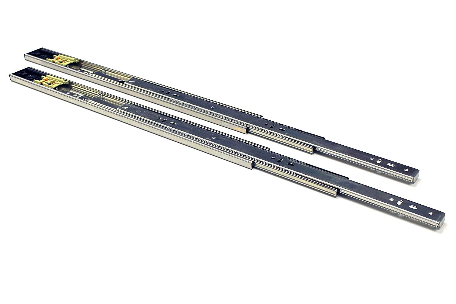 20″ Full Extension Push to Open Ball Bearing Side Mount Drawer Slides