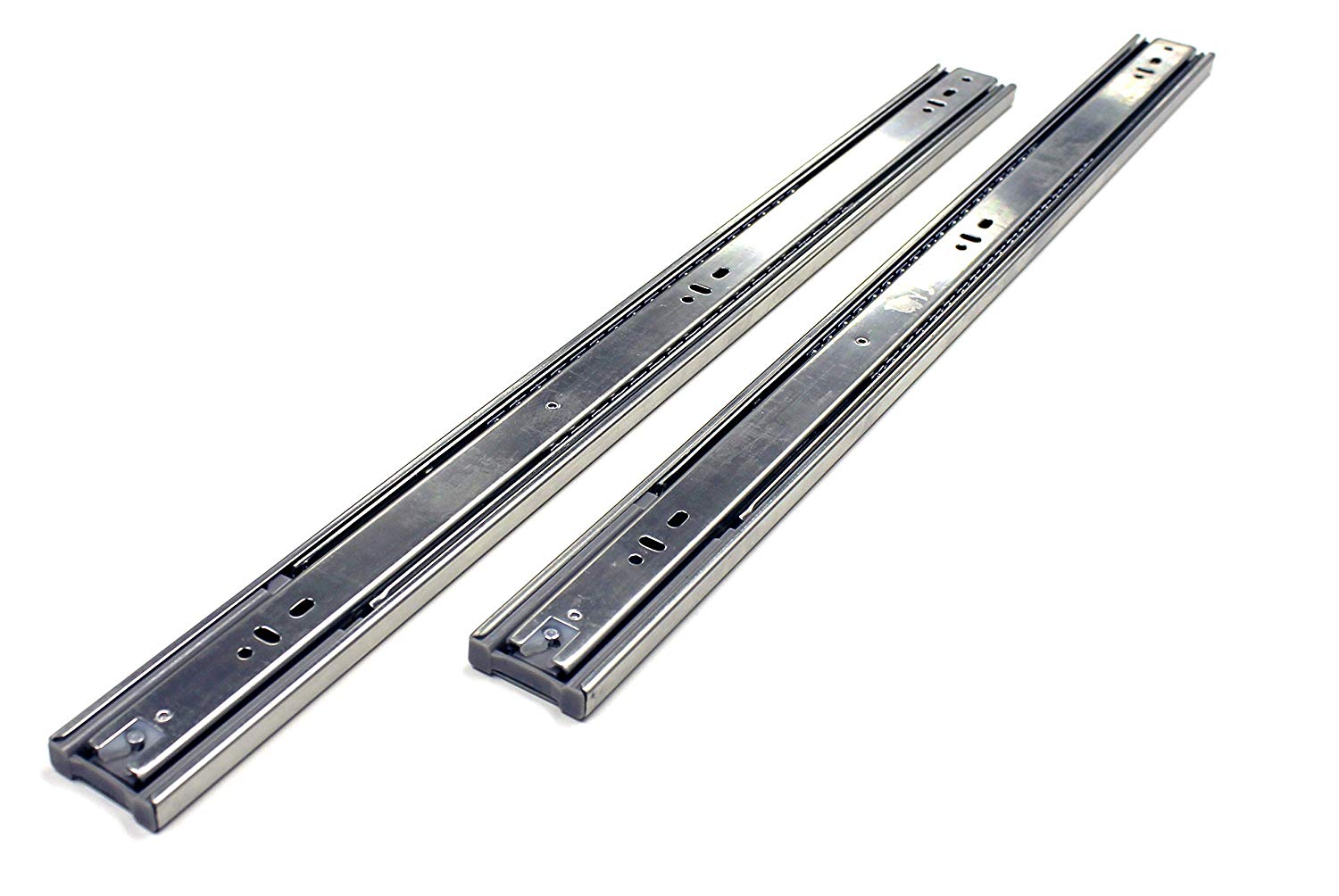 24″ Full Extension Soft Close Ball Bearing Side Mount Drawer Slides