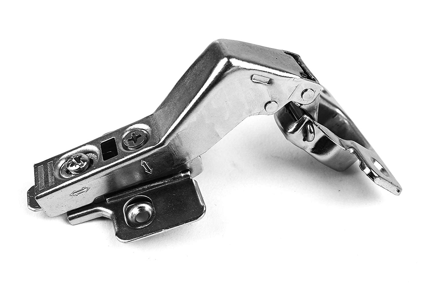 45 Degree Full Overlay Soft Close Frameless Cabinet Hinge