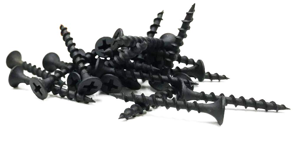 #6-1″ Contractors Grade Drywall Black Oxide Phillips Drive Wood Screws