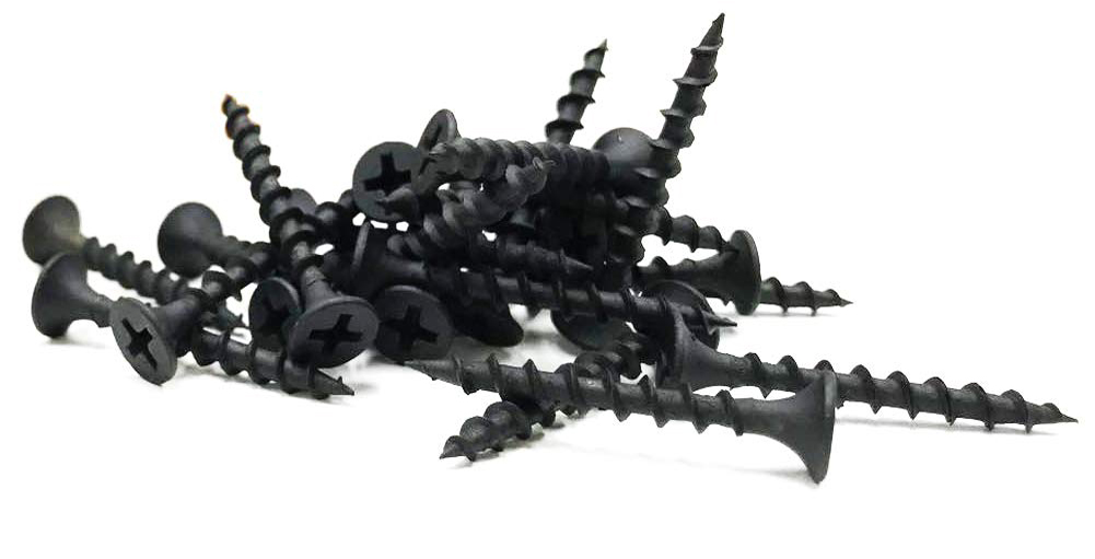 #6-3/4″ Contractors Grade Drywall Black Oxide Phillips Drive Wood Screws